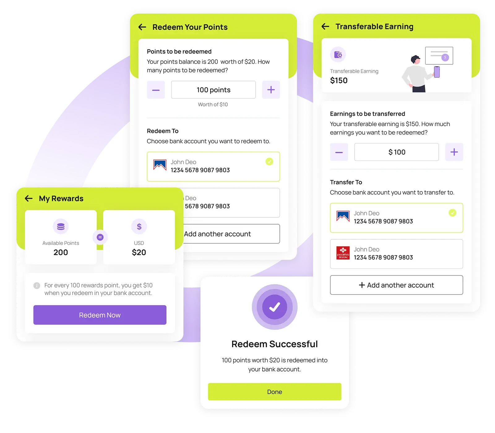 Earnings & Rewards - Redeem, Transfer & Reward Neto Group